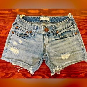 Free People Low Rise Jean Short - Size 24
